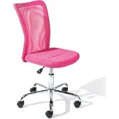 Ebuy24 Bürostuhl Bo für Kinder, Pink, 53 cm Breite, 88 cm Höhe, 53 cm Tiefe