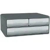 Cep Schubladenbox MoovUp 3 Schübe grau