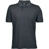 Tee Jays Herren Pique Polo-Shirt, Kurzarm BC3301 (S) (Dunkelgrau)
