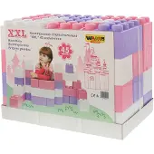 Cavallino Toys Bauklötze XXL Bausteine Set 45-teilig mehrfarbig Kunststoff Spielzeug
