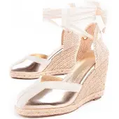 Montevita Balenci2 Wedge Espadrille Gold