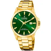 Festina Uhr Swiss Herren gold Armband Edelstahl UF20044/5