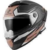 Bogotto FF118 Vilial Helm, schwarz matt/braun, M