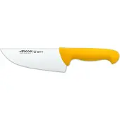 Arcos Metzgermesser Farbe - Prof 295800 Edelstahl Nitrum und mango ergonomische gelbe Polypropylenklinge und 17 cm Klinge, Vitrine