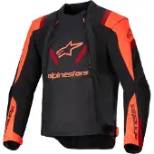Alpinestars T-Stunt Air Jacke Black Red Fluo Dark Red, Größe: M