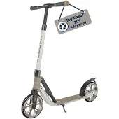 Hudora BigWheel 205 Advanced Scooter - ivory - Komfortabler Aluminium-Roller für bis zu 100kg - höhenverstellbar & zusammenklappbar