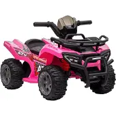 HOMCOM Mini Elektro-Quad Kinder Elektro ATV Kinderwagen Kinderauto Rosa
