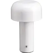 Luxus Europe - Tischlampe Touch Luna Weiß - Kabellose LED-Tischlampe für den Innenbereich – USB-C wiederaufladbar