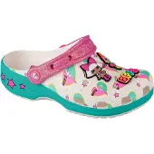 Crocs LOL Surprise BFF Girls Classic Clog 209466-100, Badelatschen, für Mädchen, Weiß, Größe: 33/34