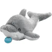 Bauer Spielwaren Bauer ECO-LINE - Plüschtier Delfin (33cm) Kuscheltier Stofftier recycelten Materialien