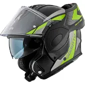 Bogotto FS-X600 Atyr Klapphelm, schwarz matt/grau/gelb, XS