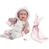 Llorens Mimi Babypuppe mit Geräuschen 42 cm, lacht und sagt Mama, Papa