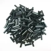 LEGO 2x8 Dachsteine Dach Schwarz für Dach - 4445 NEU! Menge 10x