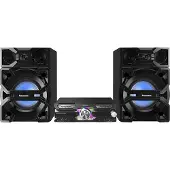Panasonic SC-MAX3500, Home-Audio-Minisystem, Schwarz, 2000 W, 3-Wege, FM, 4 GB