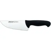 Arcos Metzgermesser Farbe - Prof 295825 Edelstahl Nitrum und mango ergonomische schwarze Polypropylenklinge und 17 cm Klinge, Vitrine