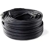 Nedis CCTV-Sicherheitskabel - BNC / DC - 10.0 m - Rund - PVC - Schwarz - Kartonverpackung