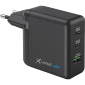 XLayer Powercharger USB-C Schnellladegerät I 65W PD I GaN Charger I 3-Port