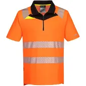 Portwest DX412 DX4 Warnschutz Polo Shirt S/S Orange/Black Gr. 4XL