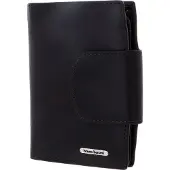 Bruno Banani Leder Geldbörse New York Wallet with Flap Brown braun