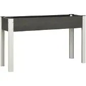 vidaXL Garten-Hochbeet Grau 120x40x75 cm WPC , Gabionen Design 2024