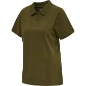Hummel Hmlred Stretch Polo Woman - dark olive, Größe:XS