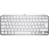 Logitech Master MX Keys Mini, Mini, Kabellos, RF Wireless + Bluetooth, QWERTY, LED, Grau