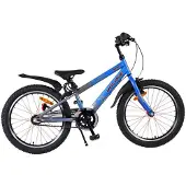 Volare Rocky Kinderfahrrad - 20 Zoll - 3 Gänge - Blau/Grau