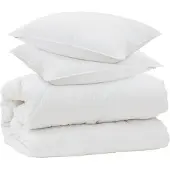 vidaXL Decke mit Kissen mit Kissen 3 stk. Weiß Mikrofaser