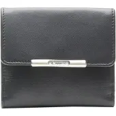 Esquire Leder Wiener Schachtel Geldbörse Helena Lady Wallet RFID Black schwarz