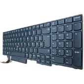 T-ProTek DEUTSCHE-Tastatur Rahmen,Beleuchtung,Trackpoint für Lenovo ThinkPad E580 20KS001JGE