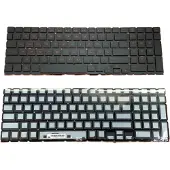 T-ProTek DEUTSCHE-Tastatur Keyboard Beleuchtung kompatibel für HP Omen 15-dc1100
