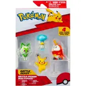 Pokémon Software & Services Battle Figur 4er Pack, Pokémon, Mehrfarbig