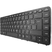 T-ProTek DEUTSCHE-Tastatur Schwarz ,Schwarz Rahmen,Trackpoint für HP EliteBook 840 G1 F1Q04ES