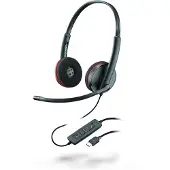 HP Poly Headset Blackwire C3220 binaural USB-C (Schwarz)