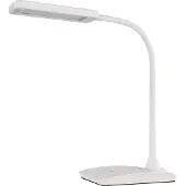 Emos LED Tischlampe EDDY 6 Watt, 480 lm, einstellbare Lichtfarbe 3000 K, 4500 K, 6800 K, Lebensdauer 30000 Stunden, weiß, Z7599W