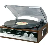 Soundmaster PL 186 Holz Plattenspieler