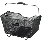 Xlc Carry More BA-B04 Fahrradkorb schwarz, 415x324x215mm, inkl. Adapterplat...