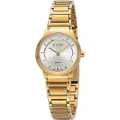 Regent Damen Uhr GM-2132 Metallband Armbanduhr Metallarmband Analog gold D2URGM2132