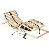 Syfax Bett-Lattenrost Braun 80 x 190 cm Massivholz Buche