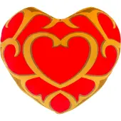 Tomy The Legend Of Zelda Mocchi-mocchi Heart Container 37 Cm Teddybär One Size