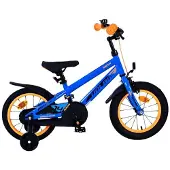 Volare Rocky Kinderfahrrad - Jungen - 14 Zoll - Blau