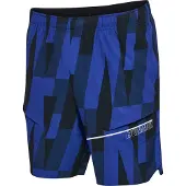 Hummel Hmlcourt Aop Pocket Shorts - sodalite blue, Größe:L