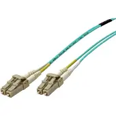 Roline LWL-Kabel 50/125µm OM3, LC/LC, Low-Loss-Stecker, türkis, 1 m