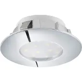 Eglo Pineda, Einbaustrahler, Nicht austauschbare(s) Leuchtmittel, 6 W, 3000 K, 500 lm, Chrom
