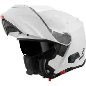 Bogotto H271 BT Bluetooth Helm Weiß Größe XS
