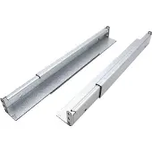 Roline Gleitschienen Set tiefenvariabel, 350 bis 600mm inkl Befestigungsmaterial