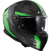 LS2 Integralhelm LS2 FF811 VECTOR II CARBON Grid Undurchsichtiges Fluo Grün größe XXS