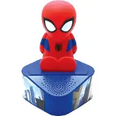 Marvel Spiderman BTD80SP, Kabellos, USB Typ-C, Tragbarer Mono-Lautsprecher, Blau, Universal, Integrierte Batterie
