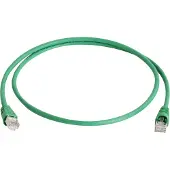 Telegärtner Patchkabel S/FTP, Cat.6A, LSOH, grün, 7,5 m