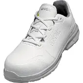 Uvex 1 Sport Hygiene Sicherheits-Halbschuh 6582 S3 SRC EN ISO 20345:2011 S3 SRC, Farbe: weiß weiß Größe 35